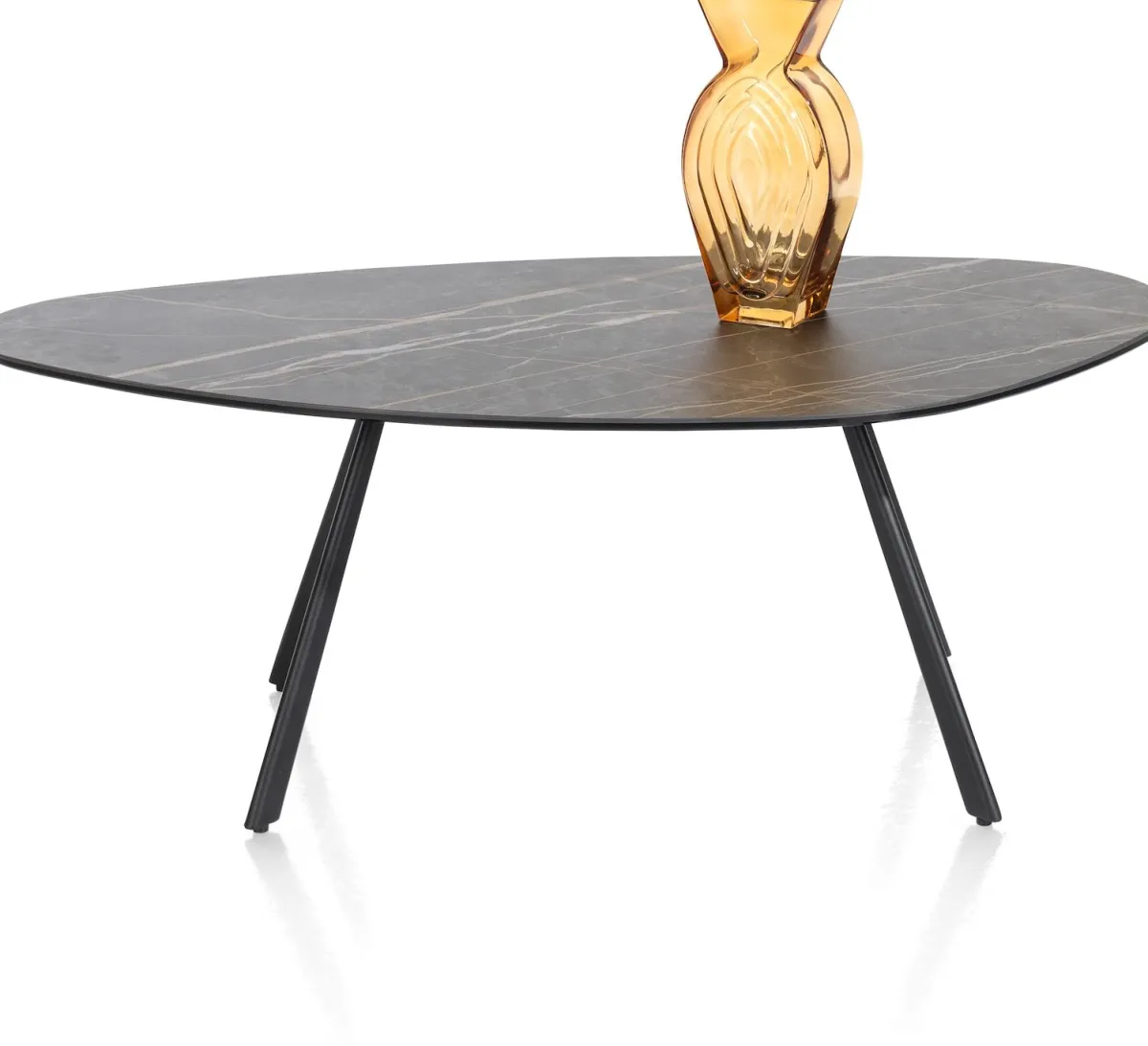 XOOON Montello lage salontafel met keramiek blad 94x49cm