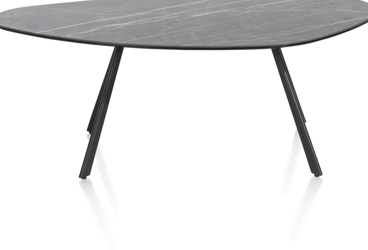 XOOON Montello lage salontafel met keramiek blad 94x49cm