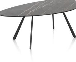 XOOON Montello lage salontafel met keramiek blad 94x49cm