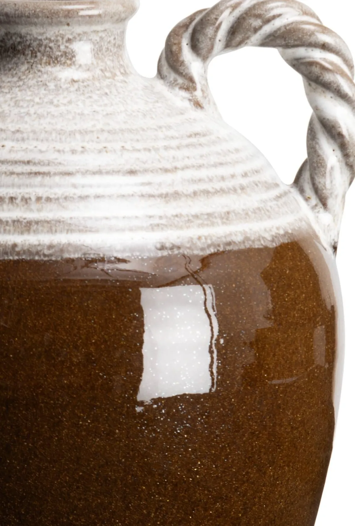 Sale XOOON Nera vaas (H26cm) in de kleur Bruin - COCOmaison