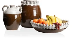 Sale XOOON Nera vaas (H26cm) in de kleur Bruin - COCOmaison