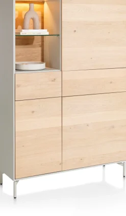 Online XOOON NIORA bergkast 120 cm - naturel eiken