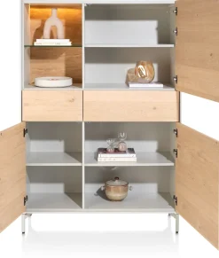 Online XOOON NIORA bergkast 120 cm - naturel eiken