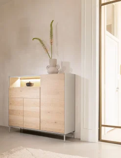 Discount XOOON NIORA dressette 148 cm - naturel eiken