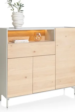 Discount XOOON NIORA dressette 148 cm - naturel eiken