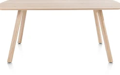 Discount XOOON NIORA eetkamertafel 180 x 100 cm - rechthoek - naturel eiken