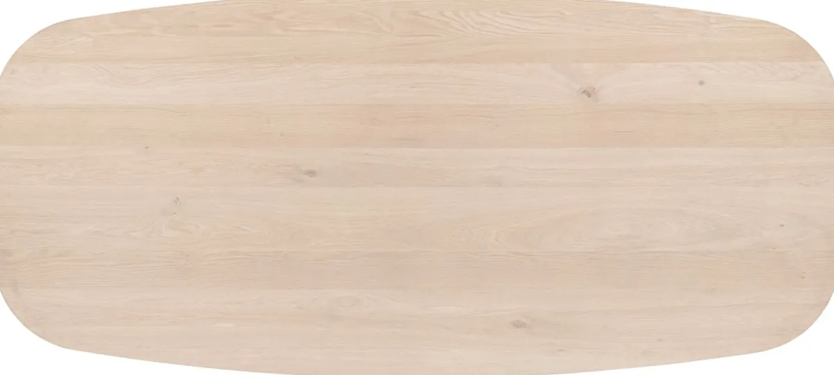 New XOOON NIORA eetkamertafel 210 x 110 cm - deens ovaal - naturel eiken