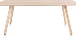 XOOON NIORA eetkamertafel 210 x 100 cm - rechthoek - naturel eiken