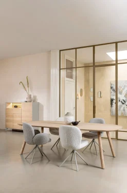 Outlet XOOON NIORA eetkamertafel 270 x 120 cm - deens ovaal - naturel eiken