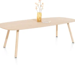 Outlet XOOON NIORA eetkamertafel 270 x 120 cm - deens ovaal - naturel eiken