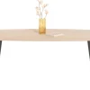 Best XOOON NIORA eetkamertafel 270 x 120 cm - deens ovaal - metalen poot