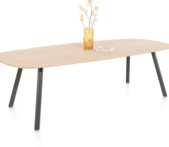 Best XOOON NIORA eetkamertafel 270 x 120 cm - deens ovaal - metalen poot