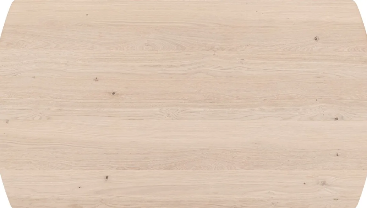 Online XOOON NIORA eetkamertafel 210 x 100 cm - rechthoek - zijdegrijs