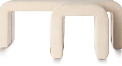 Outlet XOOON Noah bankje H47cm in kleur Crème shop je bij COCOmaison