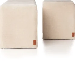 Outlet XOOON Noah bankje H47cm in kleur Crème shop je bij COCOmaison