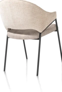 Outlet XOOON NOLAN armstoel - zwart frame (ROB) -