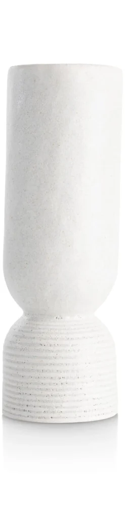 Sale XOOON Nova vaas H30,5cm in de kleur Wit - COCOmaison