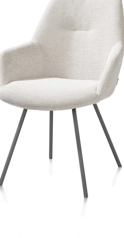 Hot XOOON Odin armleuningstoel in de kleur Ivoor -