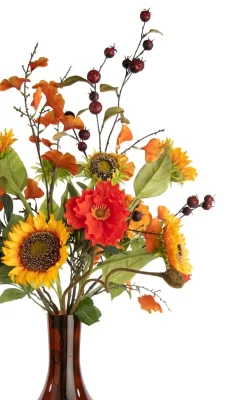 Hot XOOON Olive Leaf Spray H82cm kunstbloem in de kleur Groen