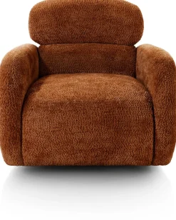 Discount XOOON Ostia, draaifauteuil stof Derby - koper