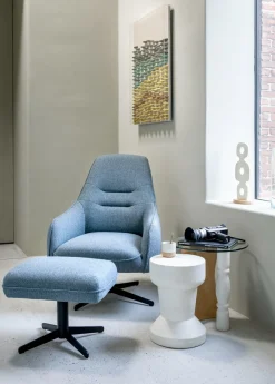 Sale XOOON Oviedo fauteuil met combistof en hoge rug