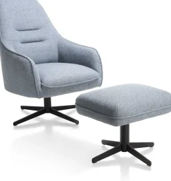 Sale XOOON Oviedo fauteuil met combistof en hoge rug