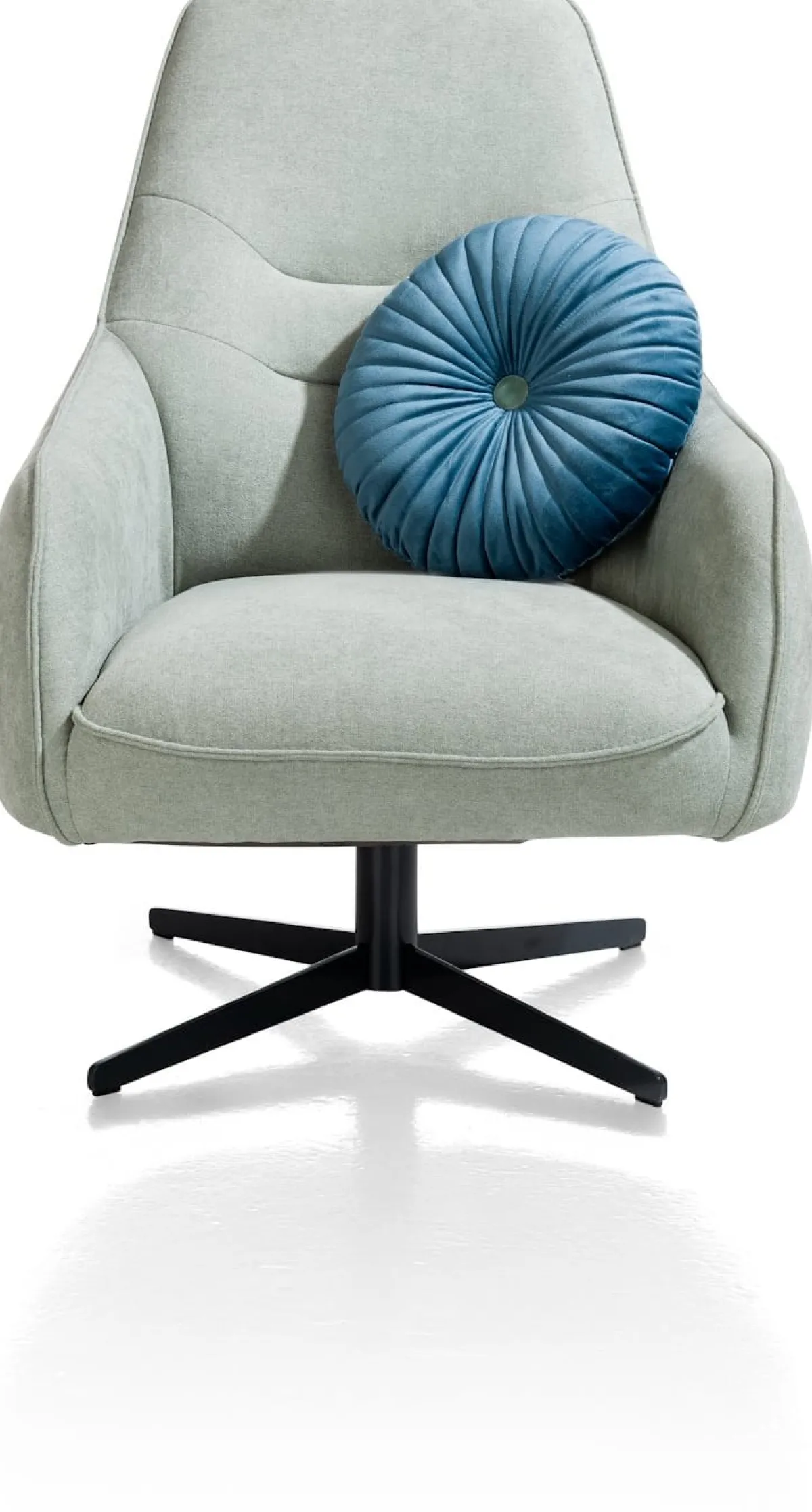 Sale XOOON Oviedo fauteuil met combistof en hoge rug