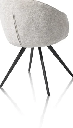 Outlet XOOON OWEN armstoel 4-poots zwart (ROB) - draaibaar -