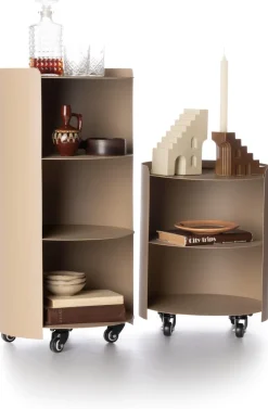 Hot XOOON Owen bijzettafel H70cm in kleur Taupe shop je bij COCOmaison