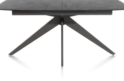 Hot XOOON PADOVA uitschuiftafel 180 (+ 60) x 90 cm - keramiek op glas