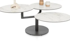 XOOON PETE salontafel draaibaar - ca. 100 x 100 cm (rond) - wit