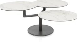 XOOON PETE salontafel draaibaar - ca. 100 x 100 cm (rond) - wit