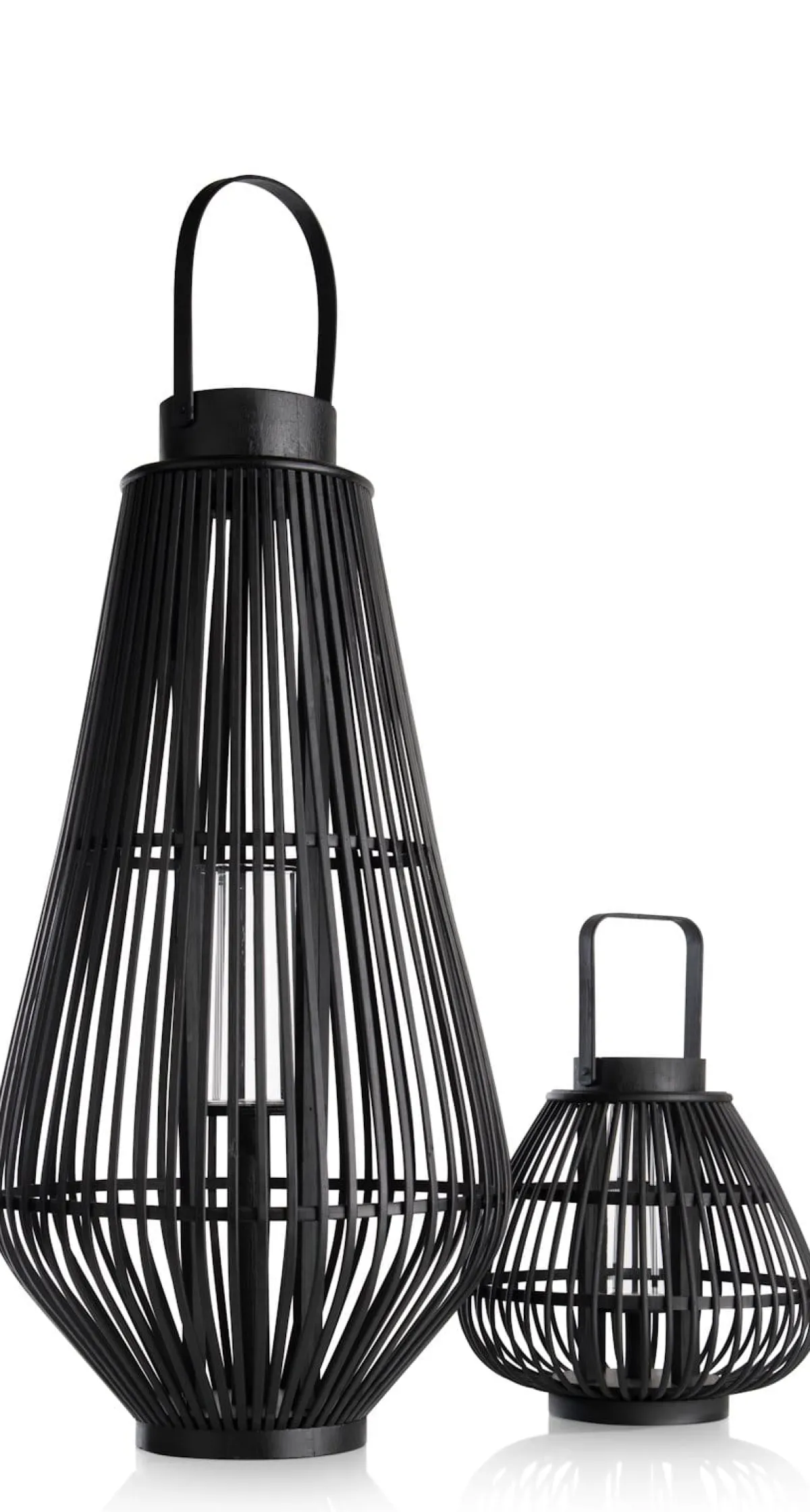 New XOOON Philou windlicht H70,5cm in de kleur Zwart - COCOmaison