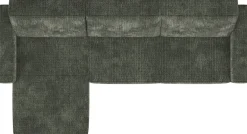 XOOON Puglia, Longchair links - 2,5 zits arm rechts