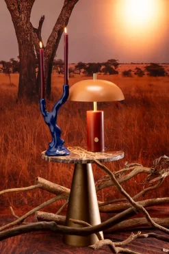 Best XOOON Rebecca abstracte kandelaar delfts blauw - COCOmaison