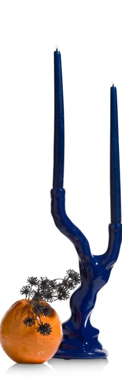 Best XOOON Rebecca abstracte kandelaar delfts blauw - COCOmaison