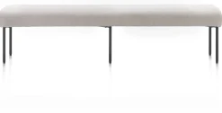 Hot XOOON Reverso eetkamerbank 200 cm in de kleur Kiezel -