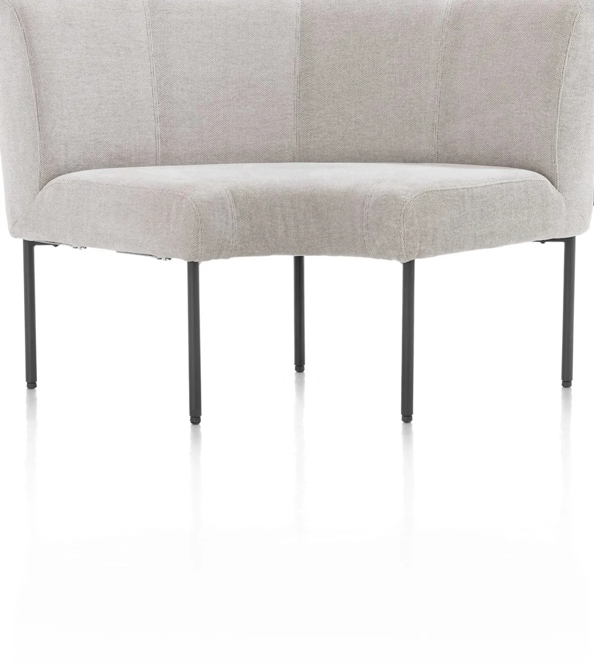 Hot XOOON Reverso hoek voor eetkamerbank in de kleur Kiezel -