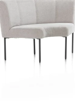 Hot XOOON Reverso hoek voor eetkamerbank in de kleur Kiezel -