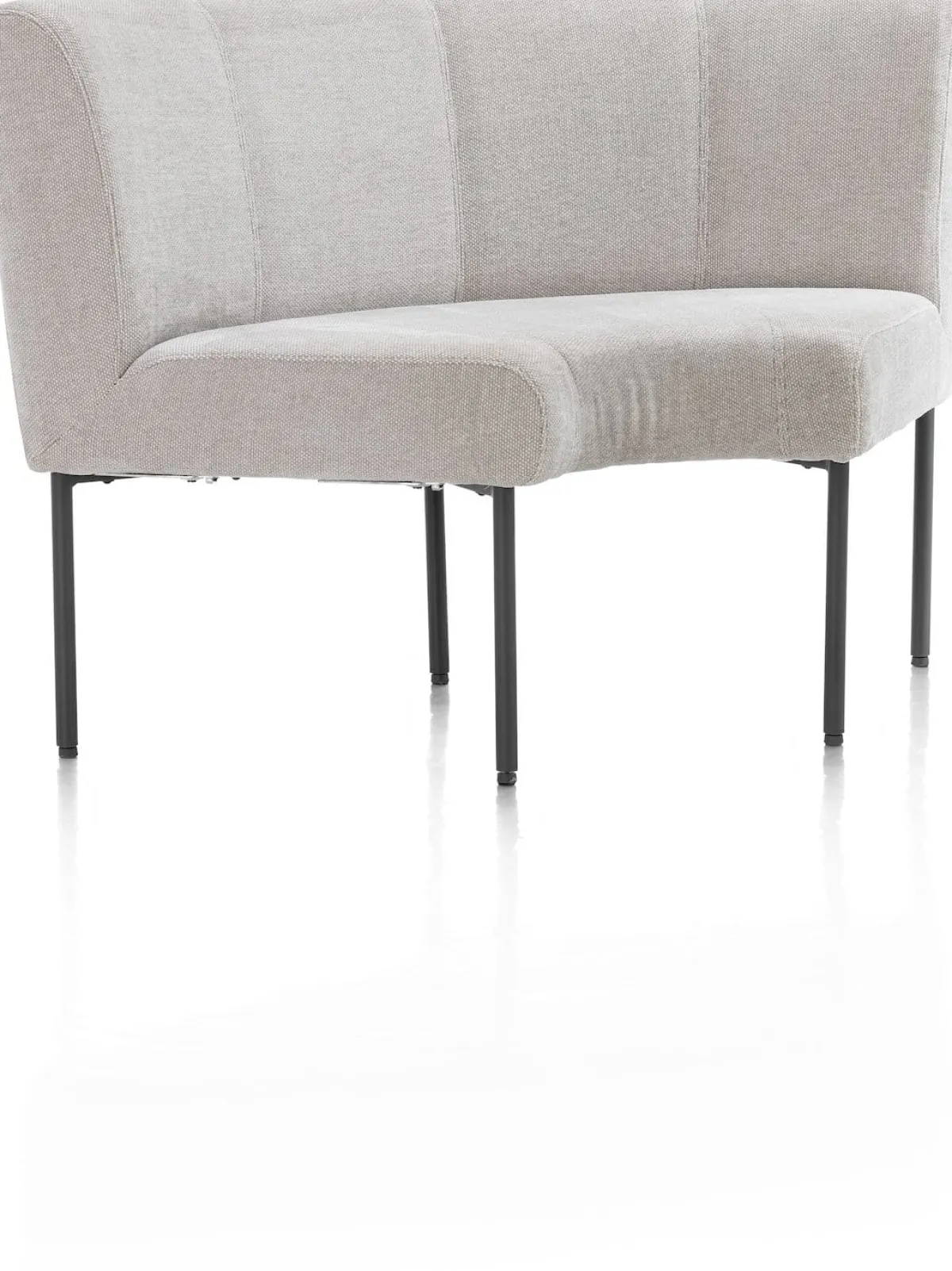 Hot XOOON Reverso hoek voor eetkamerbank in de kleur Kiezel -