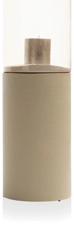Online XOOON Reza windlicht (H74cm) in de kleur Taupe - COCOmaison