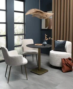 Best XOOON Roan fauteuil in de kleur Creme - COCOmaison