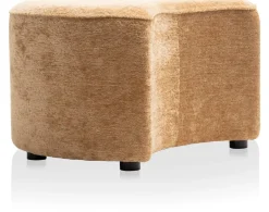 XOOON Roan poef maan (H44cm) in de kleur Oker - COCOmaison