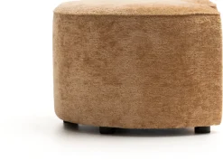 XOOON Roan poef maan (H44cm) in de kleur Oker - COCOmaison