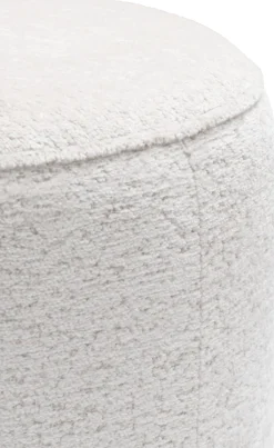 XOOON Roan poef rond (H44cm) in de kleur Oker - COCOmaison