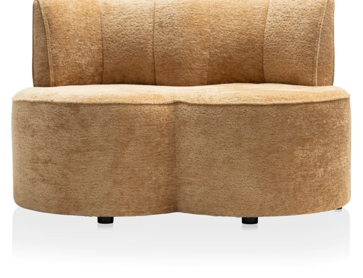 Sale XOOON Roan 2-zitsbank in de kleur Oker - COCOmaison