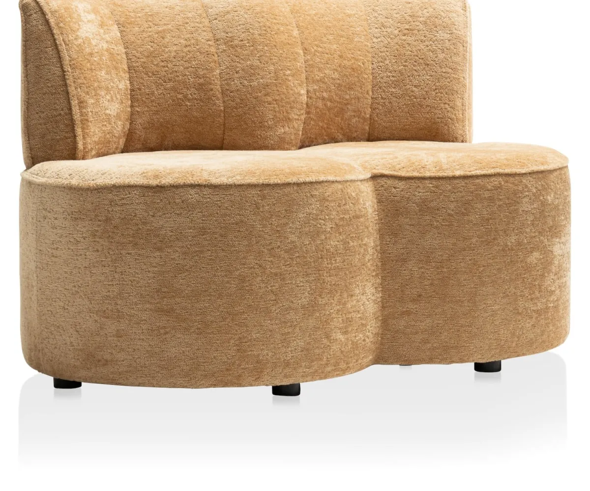 Sale XOOON Roan 2-zitsbank in de kleur Oker - COCOmaison