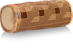 New XOOON Robbie bolster kussen 45x18cm in kleur Bruin shop je bij COCOmaison