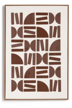 New XOOON Rune schilderij 80x120cm in kleur Bruin shop je bij COCOmaison