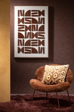 New XOOON Rune schilderij 80x120cm in kleur Bruin shop je bij COCOmaison